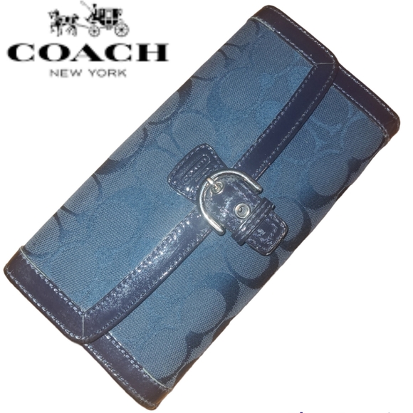 Coach Soho Blue Wallet - Picture 2 of 12